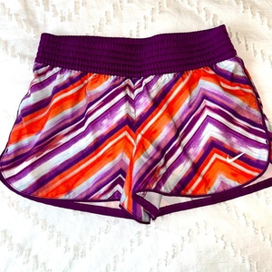 Nike running shorts girls‎ (purple/orange) — sz Medium